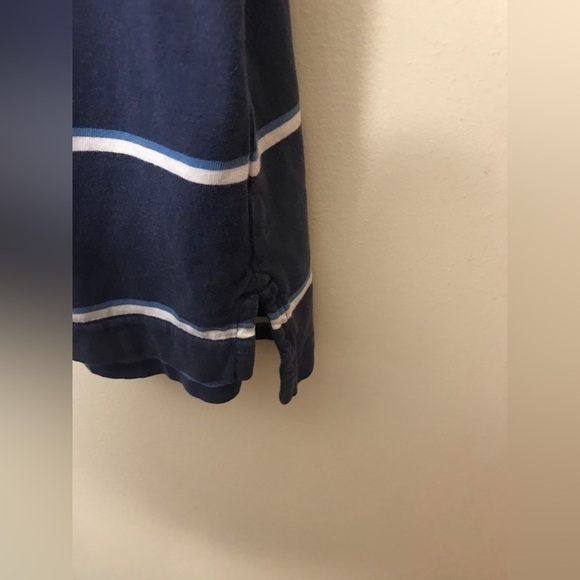 𝅺VINTAGE Timberland Stratham Mens Cotton Striped Classic Fit Polo Shirt Size XL - Picture 7 of 10